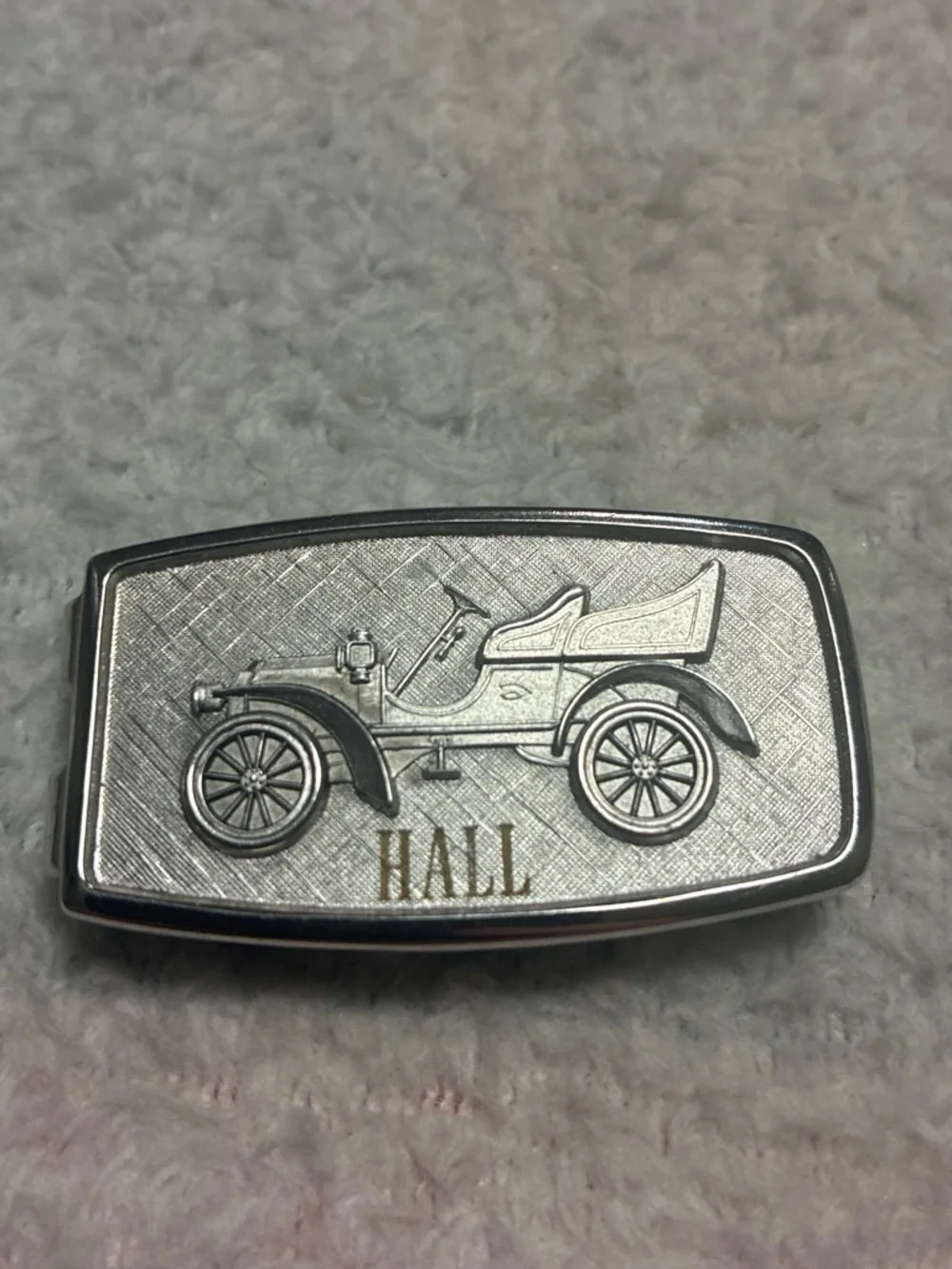 Hall Silver-Tone Vintage Car Money Clip